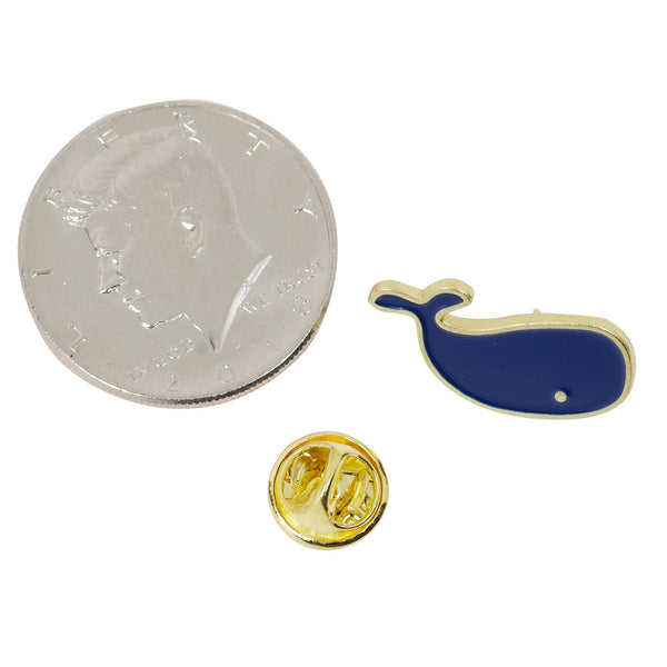 Little Blue Dolphin Enamel Pin With Gift Box
