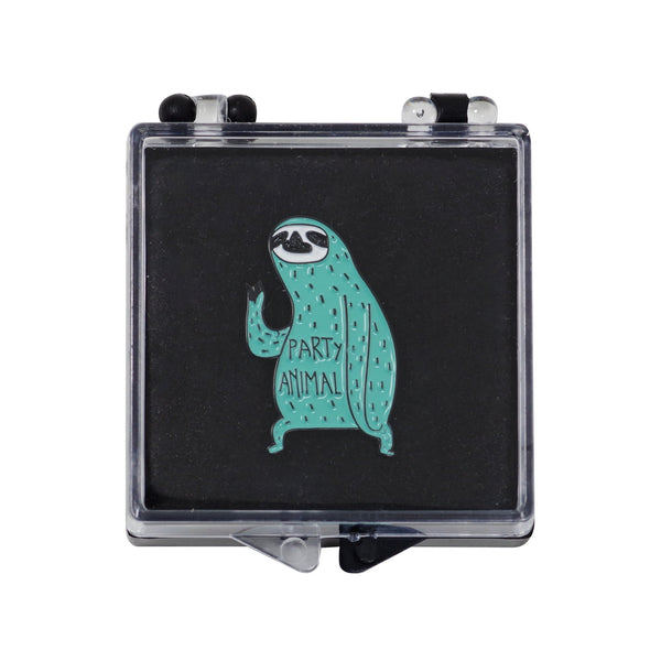 Party Animal Green Slot Enamel Pin With Gift Box