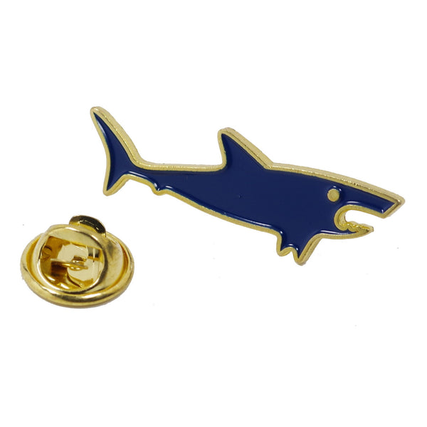 Little Blue Shark Enamel Pin With Gift Box