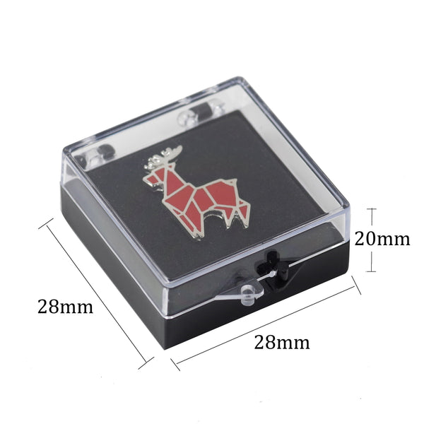 Red Deer Enamel Pin With Gift Box