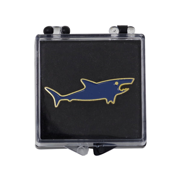 Little Blue Shark Enamel Pin With Gift Box