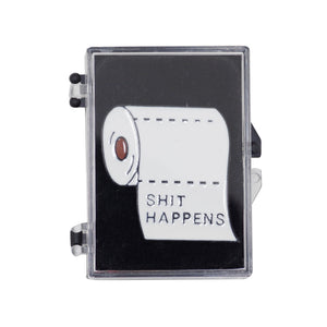 Shit Happiness Shit Well Enamel Pin With Gift Box