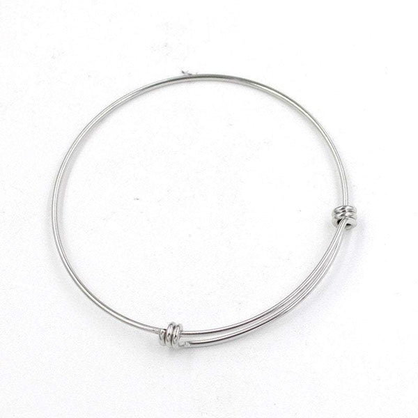 5 Pcs Adjustable Bangle Bracelet Stainless High Quality Unique Trible Loops