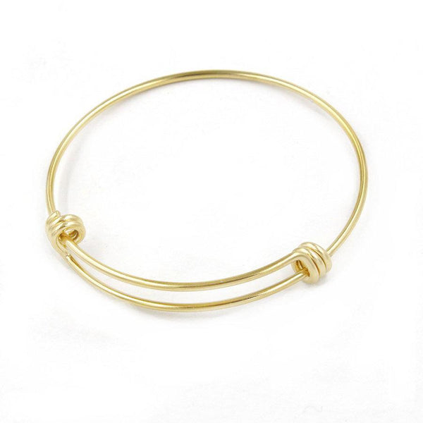 8 Piece Adjustable Bangle Bracelet Stainless High Quality Unique Trible Loops Rose Two Colors