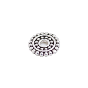 6 Pcs Vintage 925 Sterling Silver Flower Spacer Bead for Jewelry Making