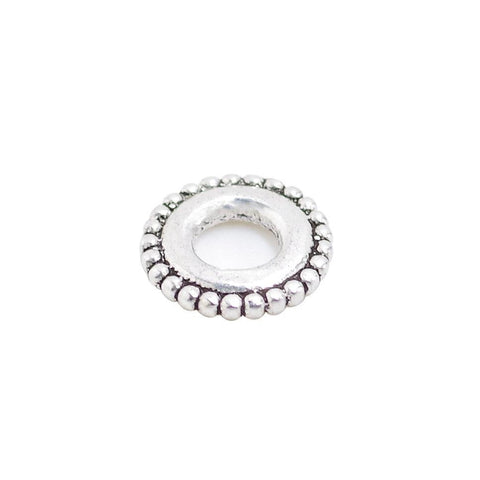 6 Pcs Vintage 925 Sterling Silver Spacer Bead for Jewelry Making