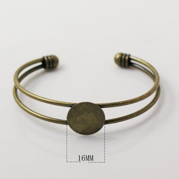 Antique Bangle Bracelet - 55 mm