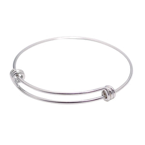 5 Pcs Adjustable Bangle Bracelet Stainless High Quality Unique Trible Loops