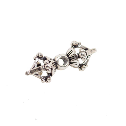 Vintage 925 Sterling Silver Spacer Bead for Jewelry Making