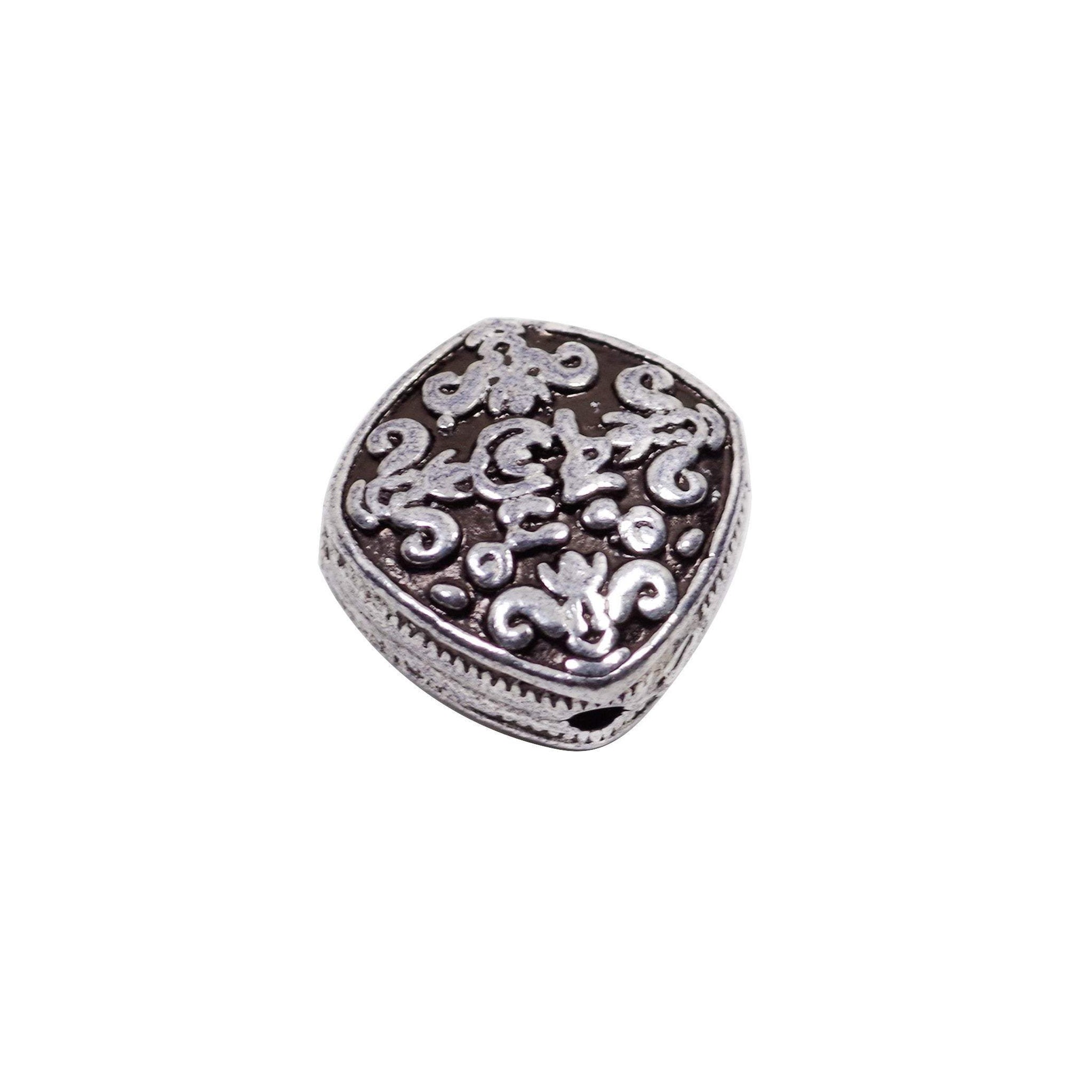 Vintage 925 Sterling Silver Three Hole Spacer Bead