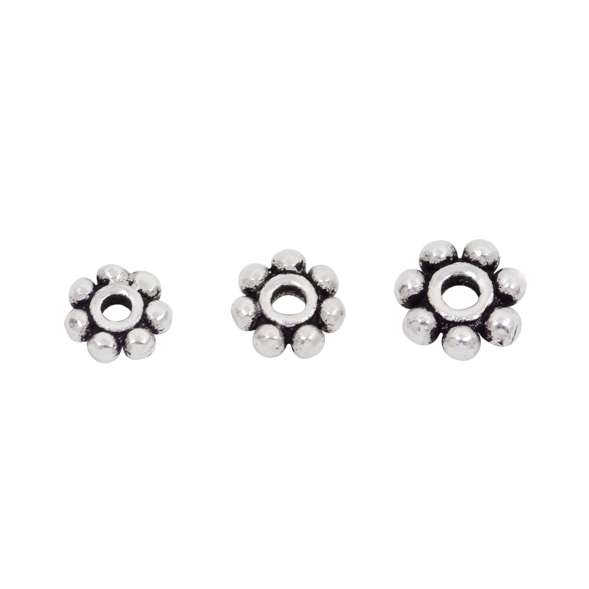 10 Pcs Vintage 925 Sterling Silver Spacer Bead