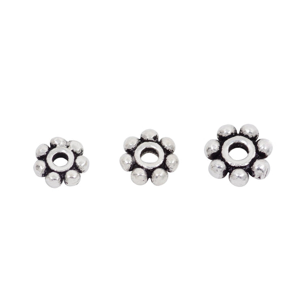 10 Pcs Vintage 925 Sterling Silver Spacer Bead