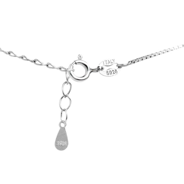 925 Sterling Silver Box Chain Necklace