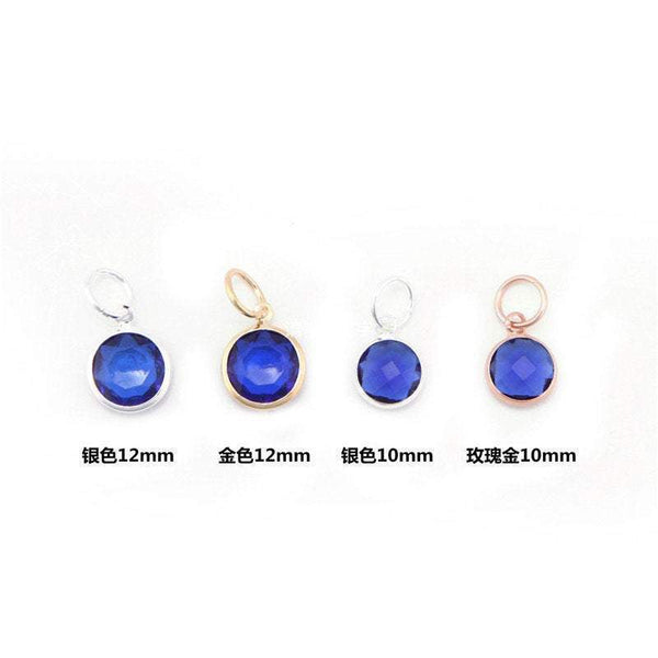 12 Pcs Birthday Month Charm 12mm Bangle accessories