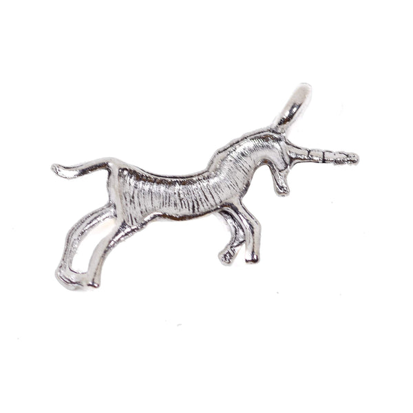8 Unicorn Charms Antique Silver Tone Pendant