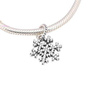 Authentic Pandora Charm Snowflake Bead