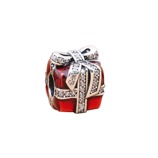 Authentic Pandora Charm Red Gift Bead