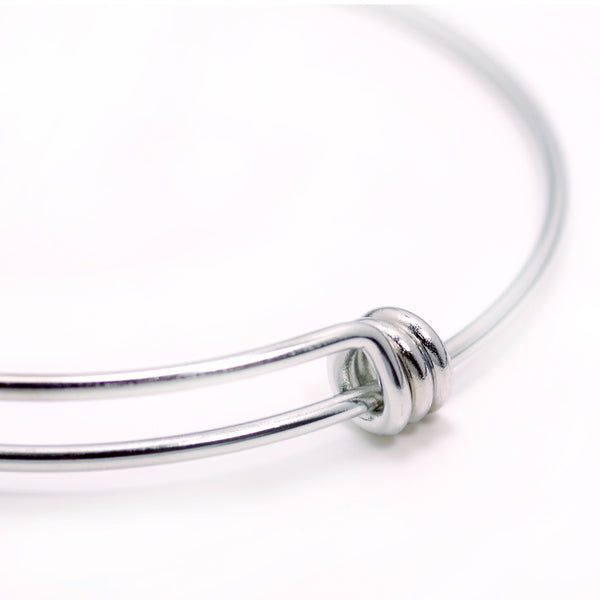 5 Pcs Adjustable Bangle Bracelet Stainless High Quality Unique Trible Loops