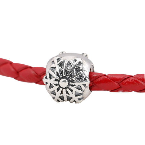 Authentic Pandora Charm Snowflake Bead