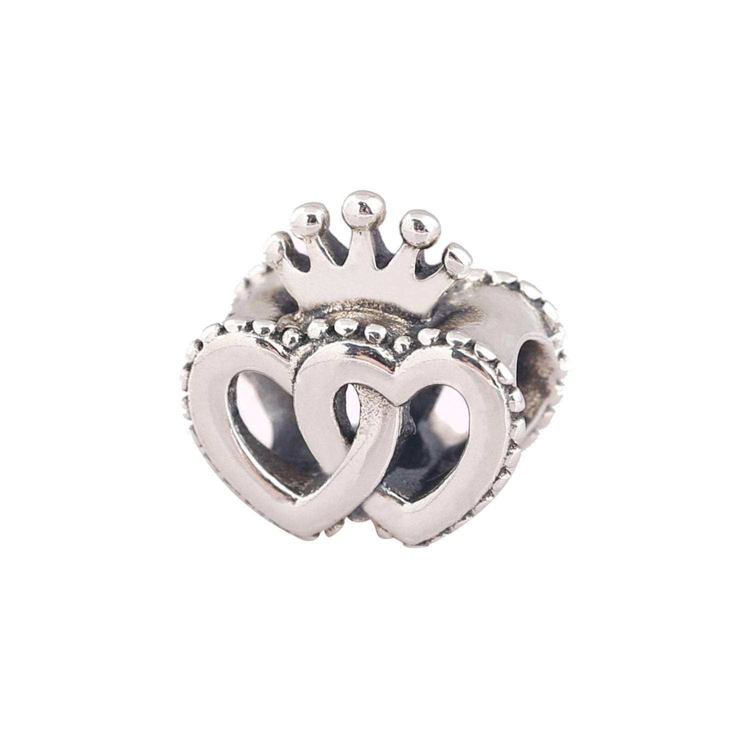 Authentic Pandora Charm Heart Crown Bead