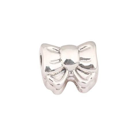 Bowknot Pandora Charm 925 Sterling Sliver Spacer Bead Fits Pandora Bracelet