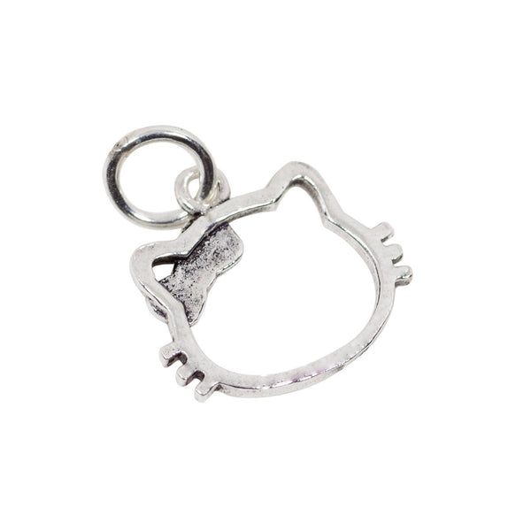Vintage 925 Sterling Silver Hello Kitty Charm with Close Jump Ring - SSC06