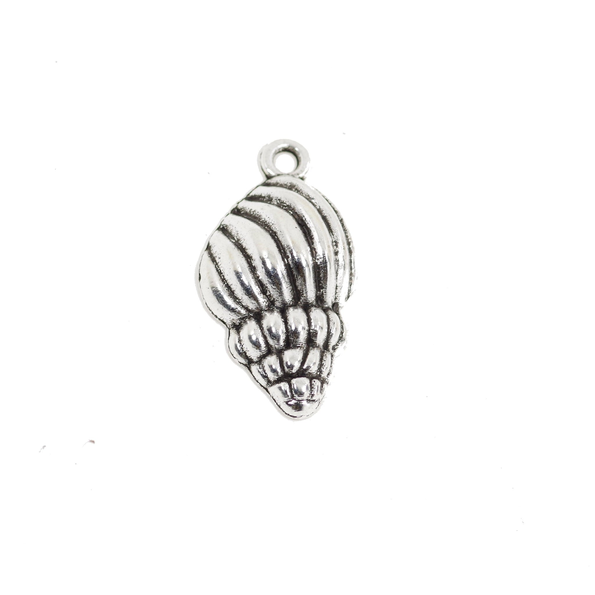 10 Pcs Seashell Charm Antique Alloy Jewelry Pendant