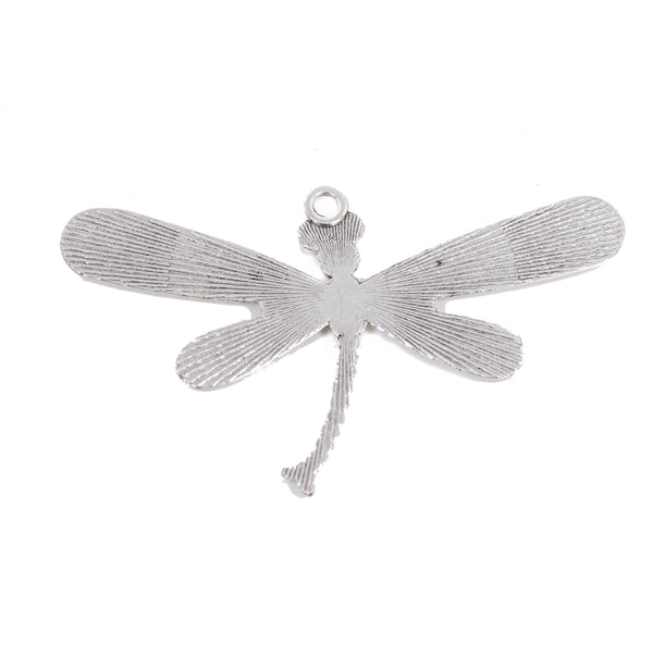 2 Pcs Dragonfly Charm Antique Alloy Jewelry Pendant