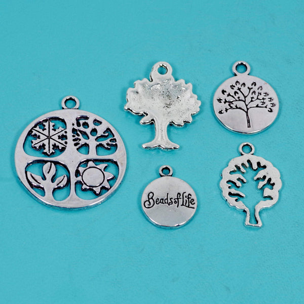 5 Pcs Bulk Wholesale Tree Charm