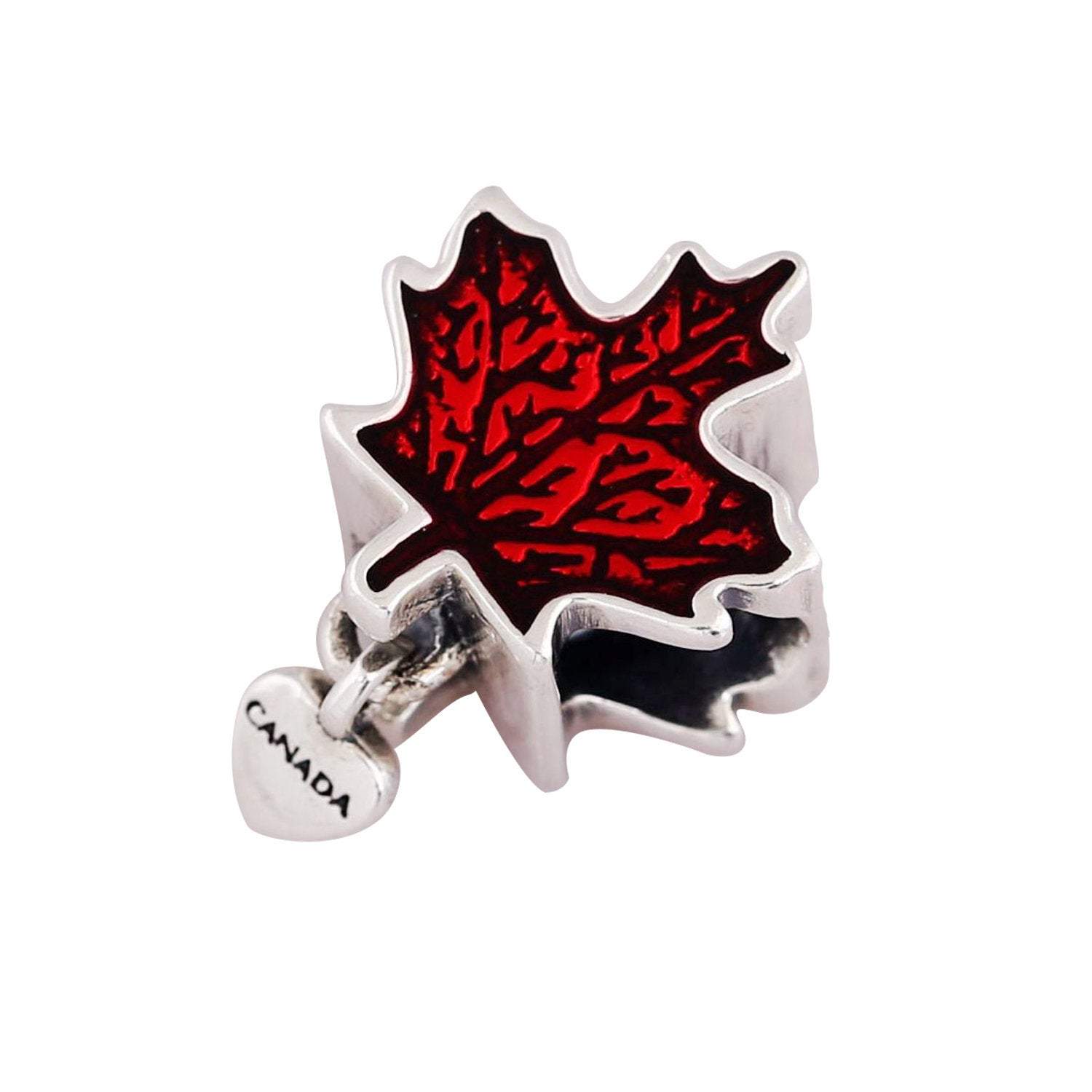 Canada Maple Leaf Charm Fits Pandora European Bracelet