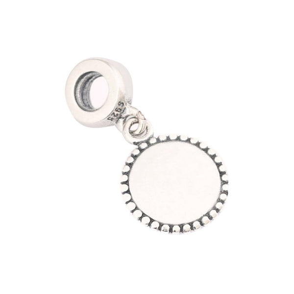 925 Sterling Silver Teacher Dangle Charm Bead for Bracelet Pendant