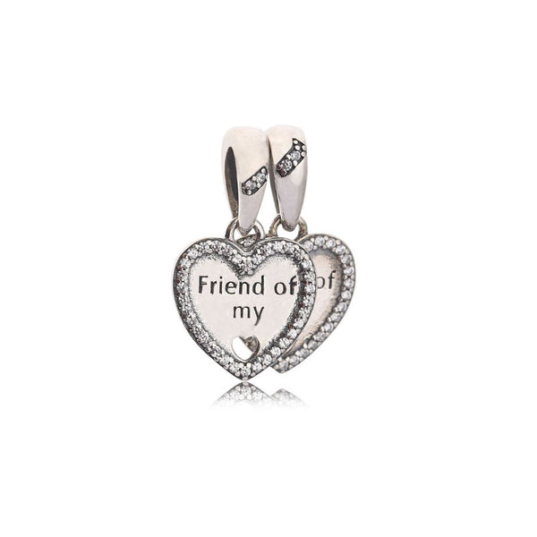 Friend of My Pandora Charm 925 Sterling Sliver Spacer Bead Fits Pandora Bracelet