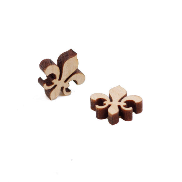 8 Pcs Wooden Charm - Earring Supplies