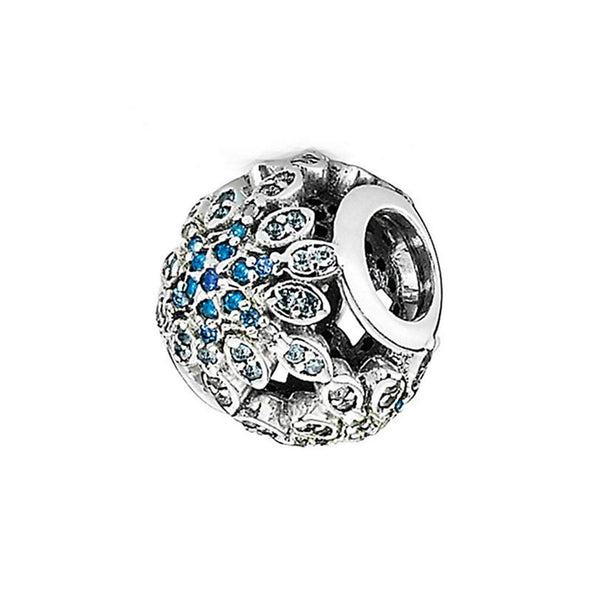 Snowflake Pandora Charm 925 Sterling Sliver Spacer Bead Fits Pandora Bracelet