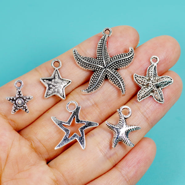 100 Pcs Bulk Wholesale Sea Animal Theme Charms