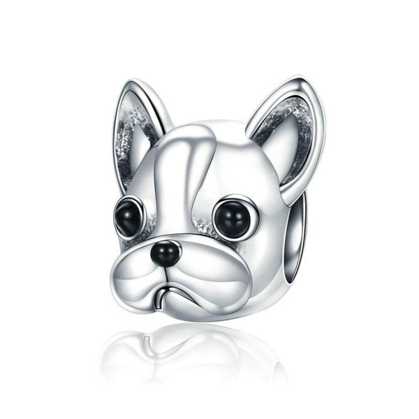 925 Sterling Silver Dog Charm Fits Pandora Bracelet