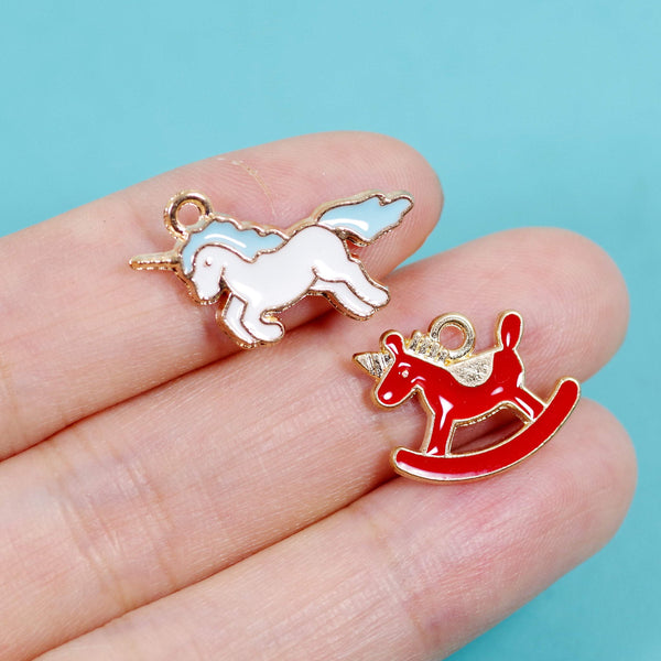 30 Pcs Bulk Wholesale Cute Enamel Charms