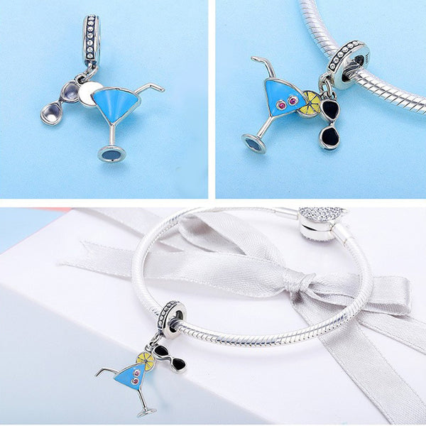 925 Sterling Silver Sunny Day Charm Fits Pandora Bracelet