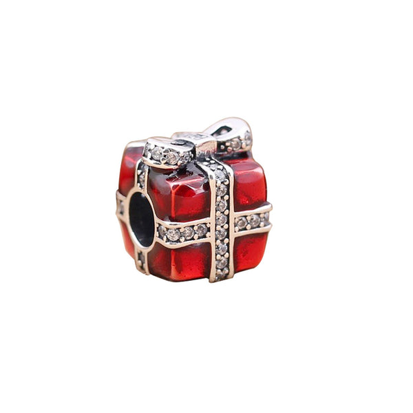 Authentic Pandora Charm Red Gift Bead