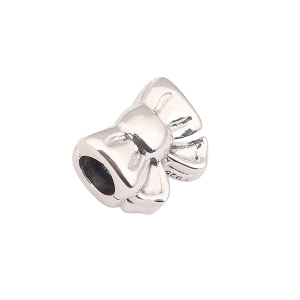 Bowknot Pandora Charm 925 Sterling Sliver Spacer Bead Fits Pandora Bracelet