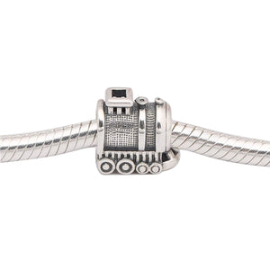 Retro Train Pandora Charm 925 Sterling Sliver Spacer Bead Fits Pandora Charm Bracelet