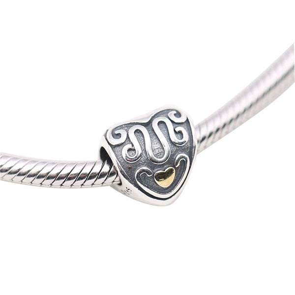 Authentic Pandora Charm Heart Bead