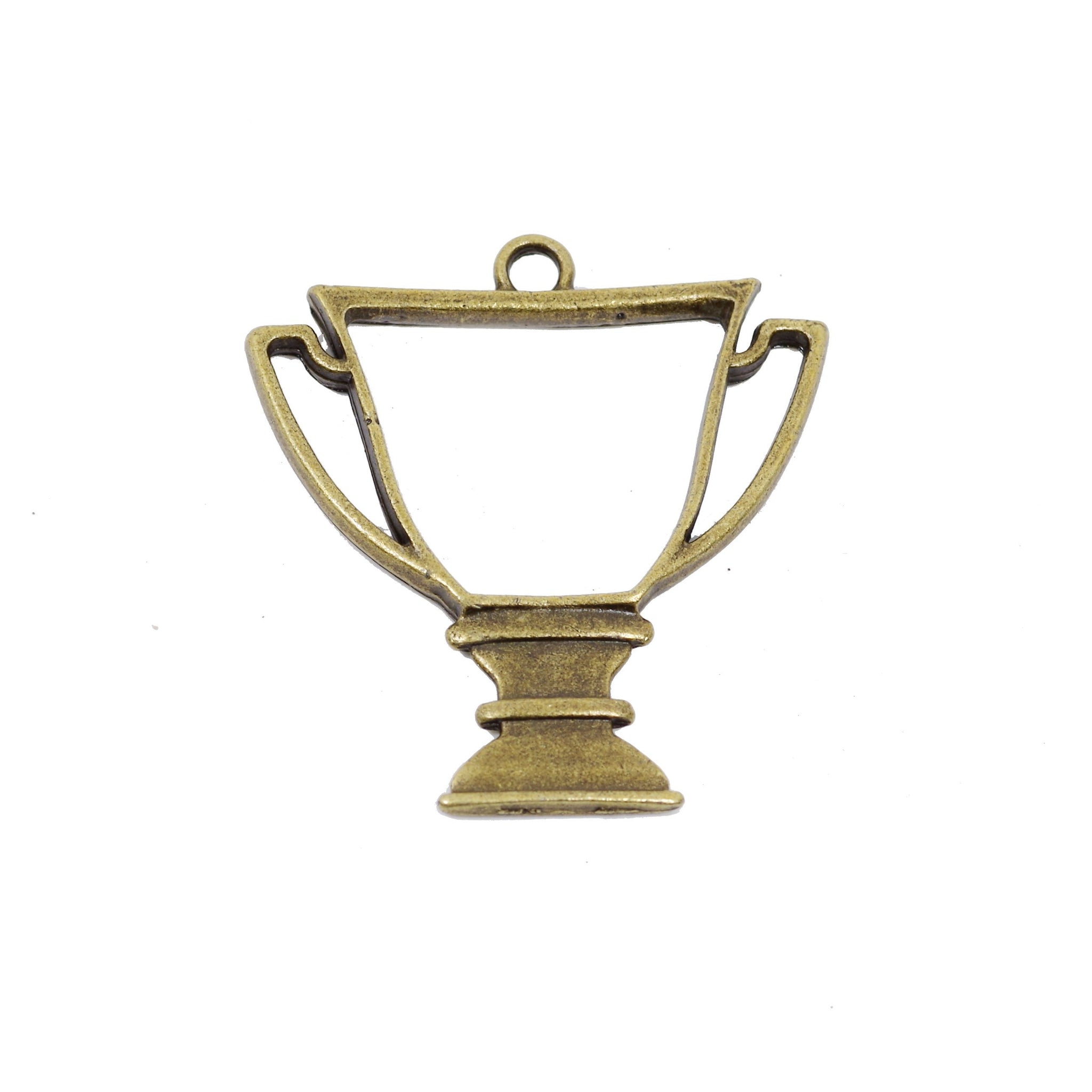 4 Pcs Vintage Trophy Charm Antique Bronze Jewelry Pendant