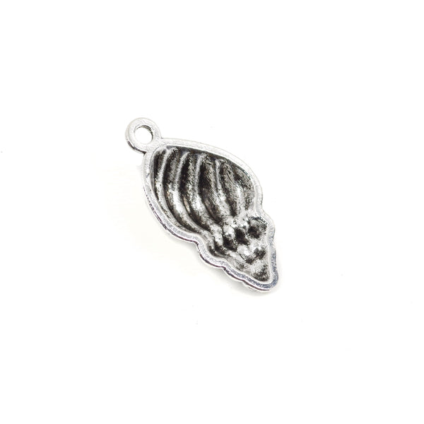 10 Pcs Seashell Charm Antique Alloy Jewelry Pendant