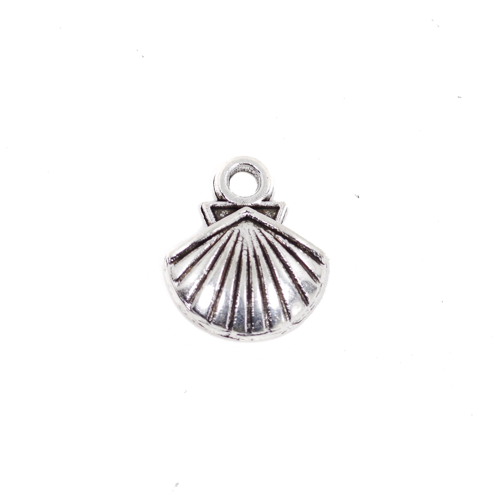 10 Pcs shell Charm Antique Alloy Jewelry Pendant