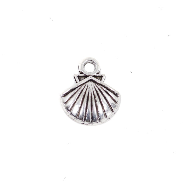 10 Pcs shell Charm Antique Alloy Jewelry Pendant