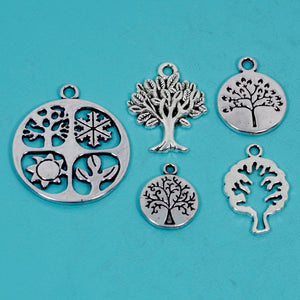 5 Pcs Bulk Wholesale Tree Charm