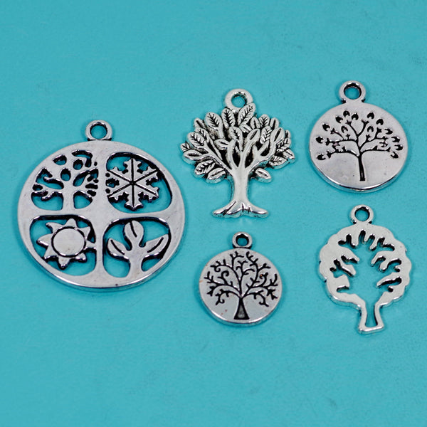 5 Pcs Bulk Wholesale Tree Charm