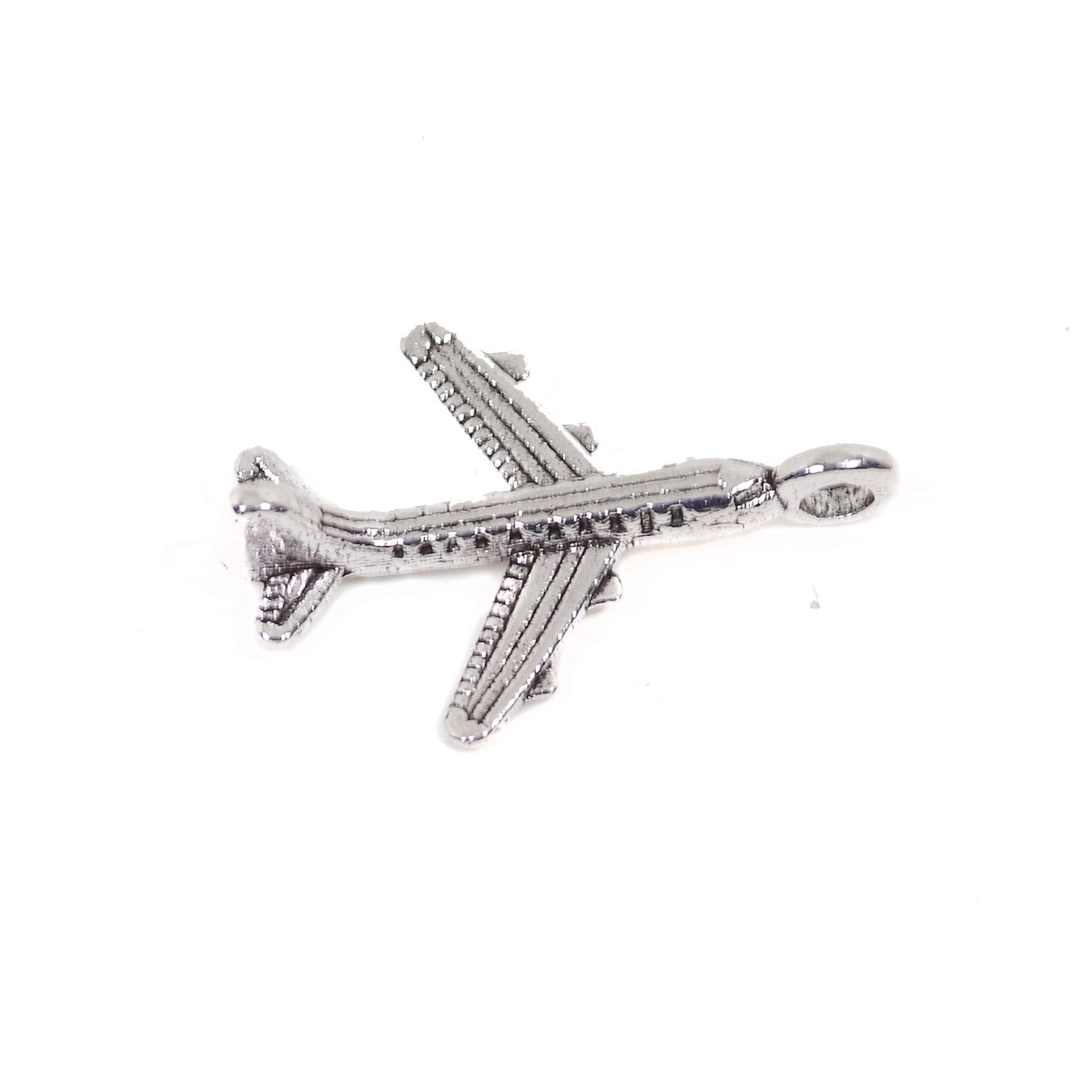 10 Pcs Vintage Air Plane Charm Antique Alloy Jewelry Pendant