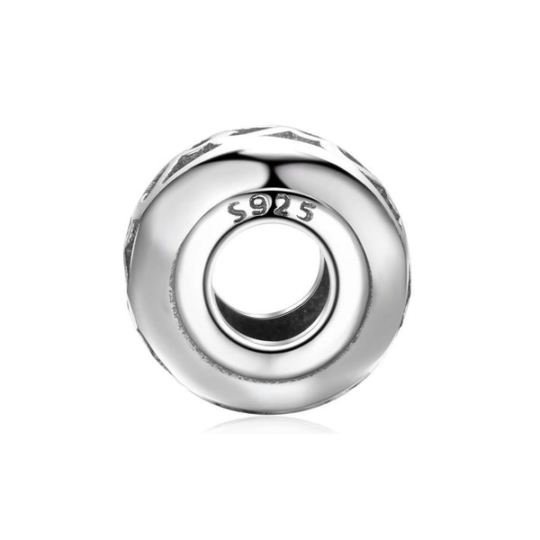 Heart Charm 925 Sterling Sliver Pandora Spacer Bead Fits Pandora Bracelet